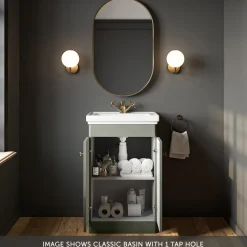 Butler & Rose Ophelia 500mm Floorstanding 2 Door Vanity Unit & Basin