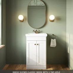Butler & Rose Ophelia 500mm Floorstanding 2 Door Vanity Unit & Basin
