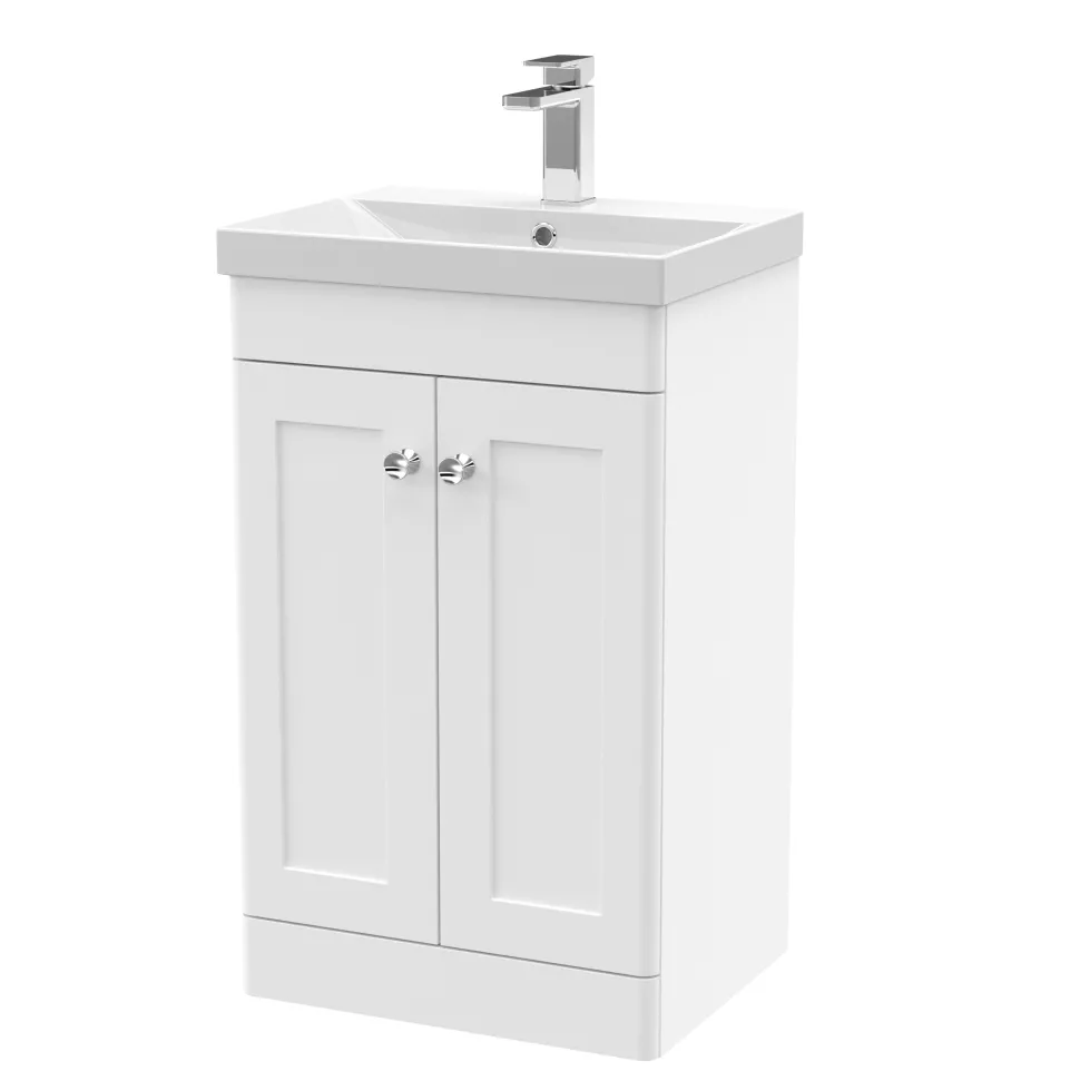 Butler & Rose Ophelia 500mm Floorstanding 2 Door Vanity Unit & Basin