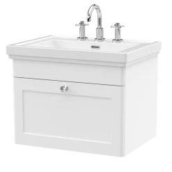 Butler & Rose Ophelia 600mm Wall Mounted 1 Drawer Vanity Unit & Basin