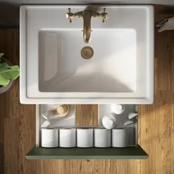 Butler & Rose Ophelia 600mm Wall Mounted 1 Drawer Vanity Unit & Basin