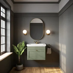 Butler & Rose Ophelia 600mm Wall Mounted 1 Drawer Vanity Unit & Basin