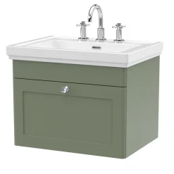 Butler & Rose Ophelia 600mm Wall Mounted 1 Drawer Vanity Unit & Basin