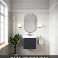 Butler & Rose Ophelia 500mm Wall Mounted 1 Drawer Vanity Unit & Basin