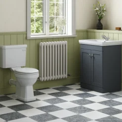 Butler & Rose Ophelia Traditional Toilet & 600mm Floorstanding Vanity Unit Bathroom Suite