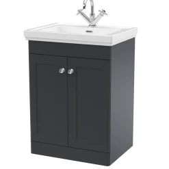 Butler & Rose Ophelia Traditional Toilet & 600mm Floorstanding Vanity Unit Bathroom Suite