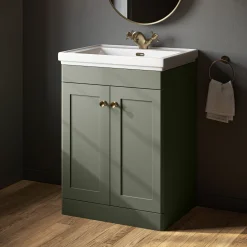 Butler & Rose Ophelia Traditional Toilet & 600mm Floorstanding Vanity Unit Bathroom Suite