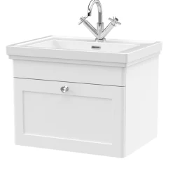 Butler & Rose Ophelia Traditional Toilet & 600mm Wall Hung Vanity Unit Bathroom Suite