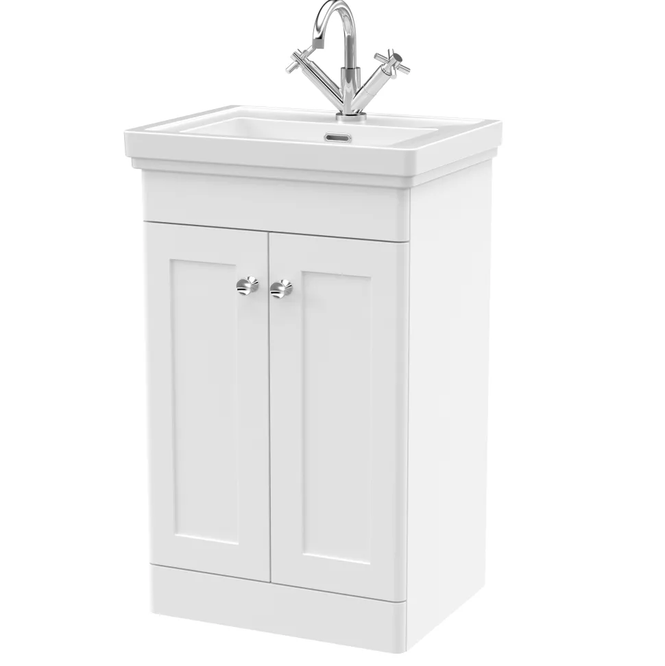 Butler & Rose Ophelia Traditional Toilet & 500mm Floorstanding Vanity Unit Bathroom Suite