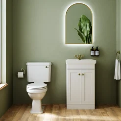 Butler & Rose Ophelia Traditional Toilet & 500mm Floorstanding Vanity Unit Bathroom Suite