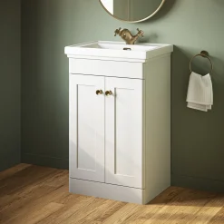 Butler & Rose Ophelia Traditional Toilet & 500mm Floorstanding Vanity Unit Bathroom Suite