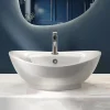 Butler & Rose 1 Tap Hole Ceramic Oval Countertop Basin - 590mm