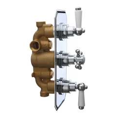 Butler & Rose Victoria Traditional 2 Outlet Triple Concealed Thermostatic Shower Valve
