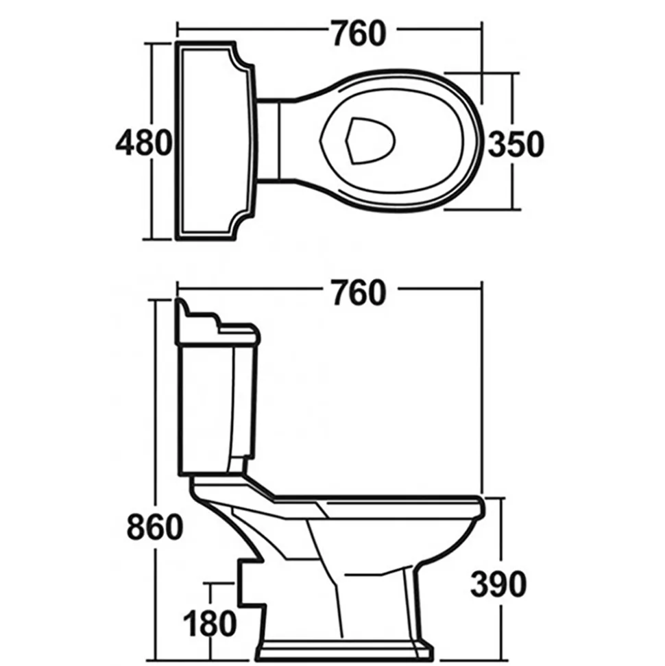 Butler & Rose Winston Traditional Bathroom Suite