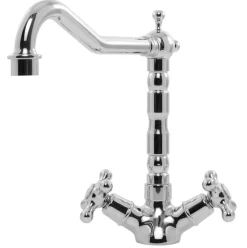 Caple Antique Chrome Traditional Mono Kitchen Mixer