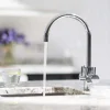 Caple Ardor Puriti Triple Lever Mono Kitchen Mixer & Cold Filtered Water Tap - Chrome