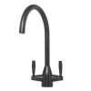 Caple Avel Twin Lever Mono Kitchen Mixer - Blackened Copper