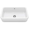 Caple Butler Large Single Bowl White Ceramic Kitchen Sink - 795 x 460mm