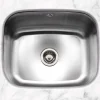 Caple Form 1 Bowl Undermount Satin Stainless Steel Sink & Waste Kit - 557 x 452mm