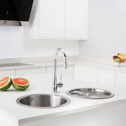 Caple Form Inset or Undermount Satin Stainless Steel Drainer - 450 x 450mm