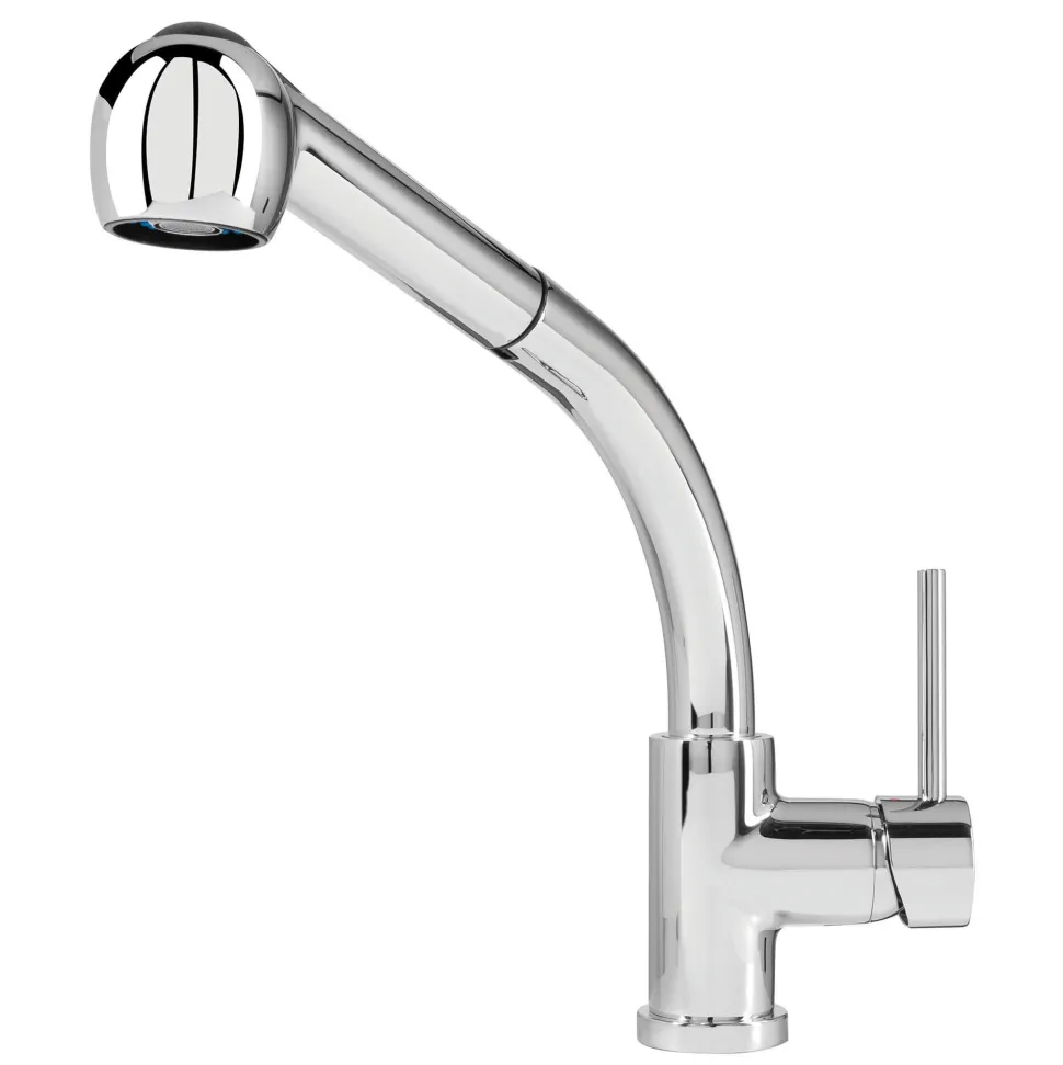 Caple Freemont Single Lever Mono Pull Out Spray Kitchen Tap - Chrome