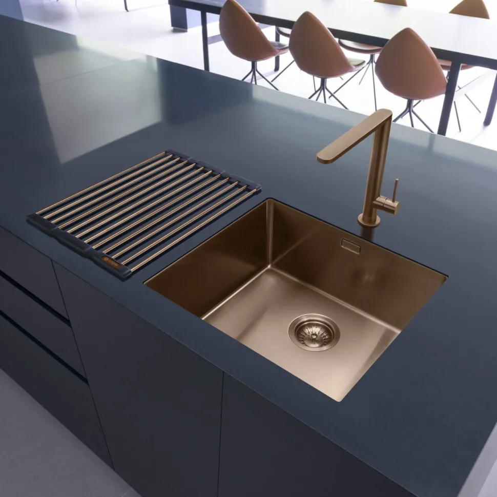 Caple Karns Single Lever Mono Kitchen Mixer - Copper