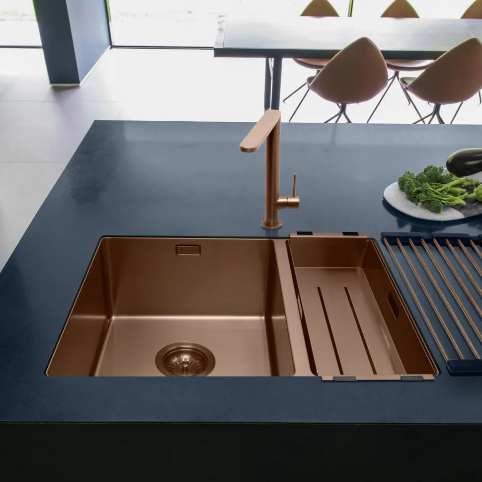 Caple Karns Single Lever Mono Kitchen Mixer - Copper