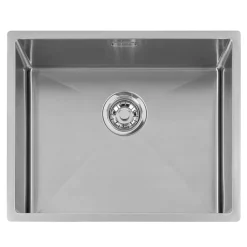 Caple Mode 1 Bowl Inset/Undermount Brushed Stainless Steel Sink & Waste Kit - 540 x 440mm