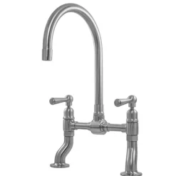 Caple Putney Traditional Kitchen Bridge Mixer - Stainless Steel