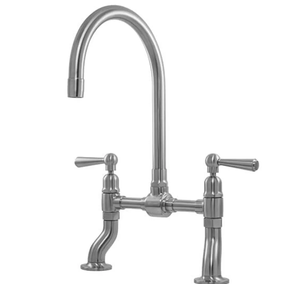 Caple Putney Traditional Kitchen Bridge Mixer - Stainless Steel