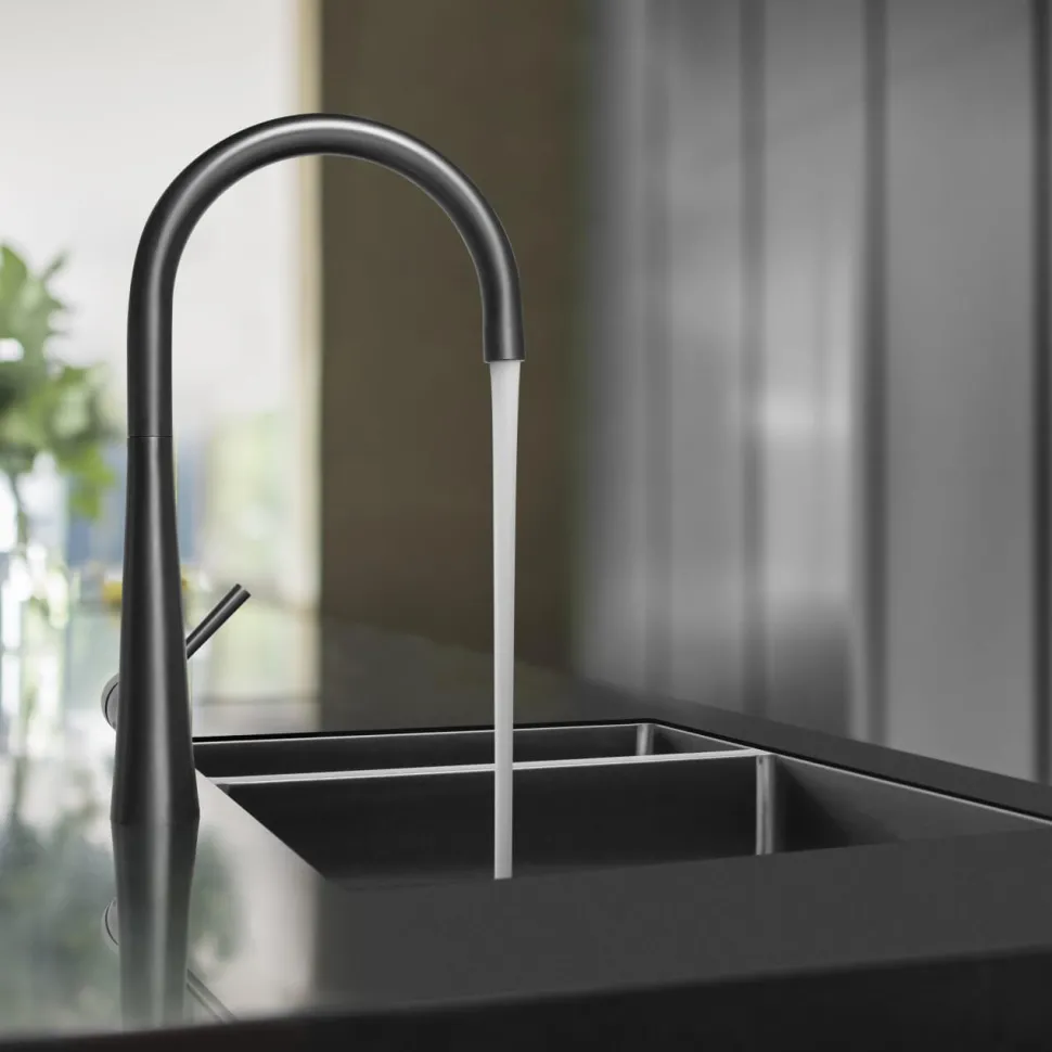 Caple Ridley Single Lever Mono Kitchen Mixer - Gunmetal