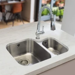 Caple Spiro Single Lever Mono Pull Out Spray Tap - Chrome