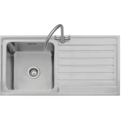 Caple Vanga 1 Bowl Satin Stainless Steel Sink & Waste Kit - 1000 x 500mm