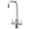 Caple Zuben Quad Twin Lever WRAS Approved Mono Kitchen Mixer - Chrome