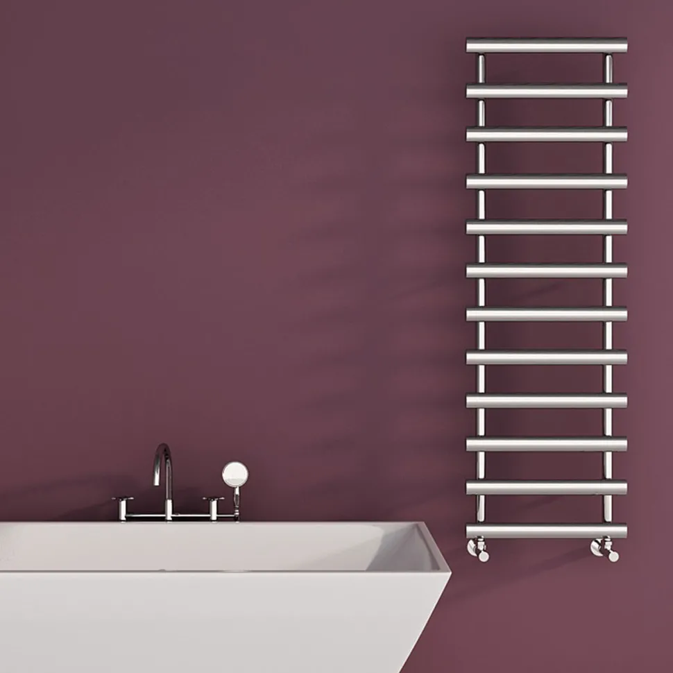 Carisa Aldo Oval Steel Ladder Heated Towel Rail
