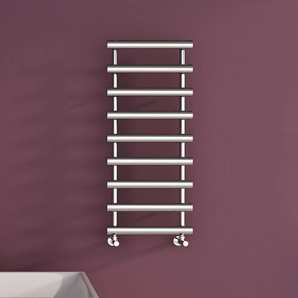 Carisa Aldo Oval Steel Ladder Heated Towel Rail
