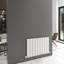 Carisa Angers Single Panel Horizontal Aluminium Radiator