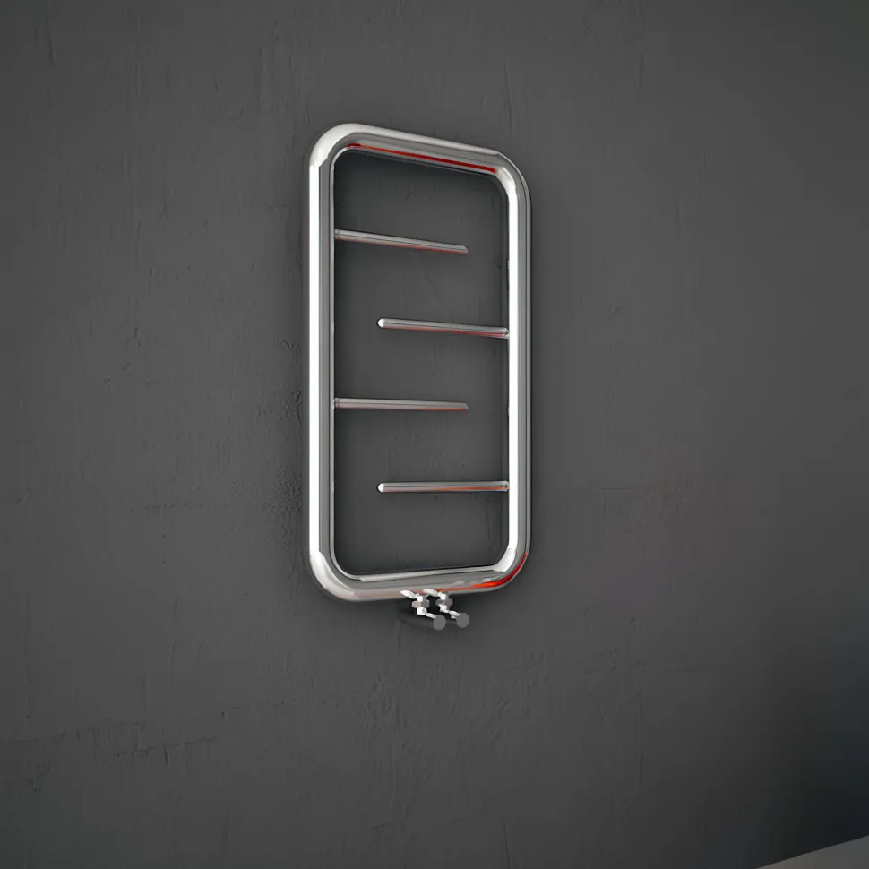 Carisa Aren Ladder Stainless Steel Designer Heated Towel Rail