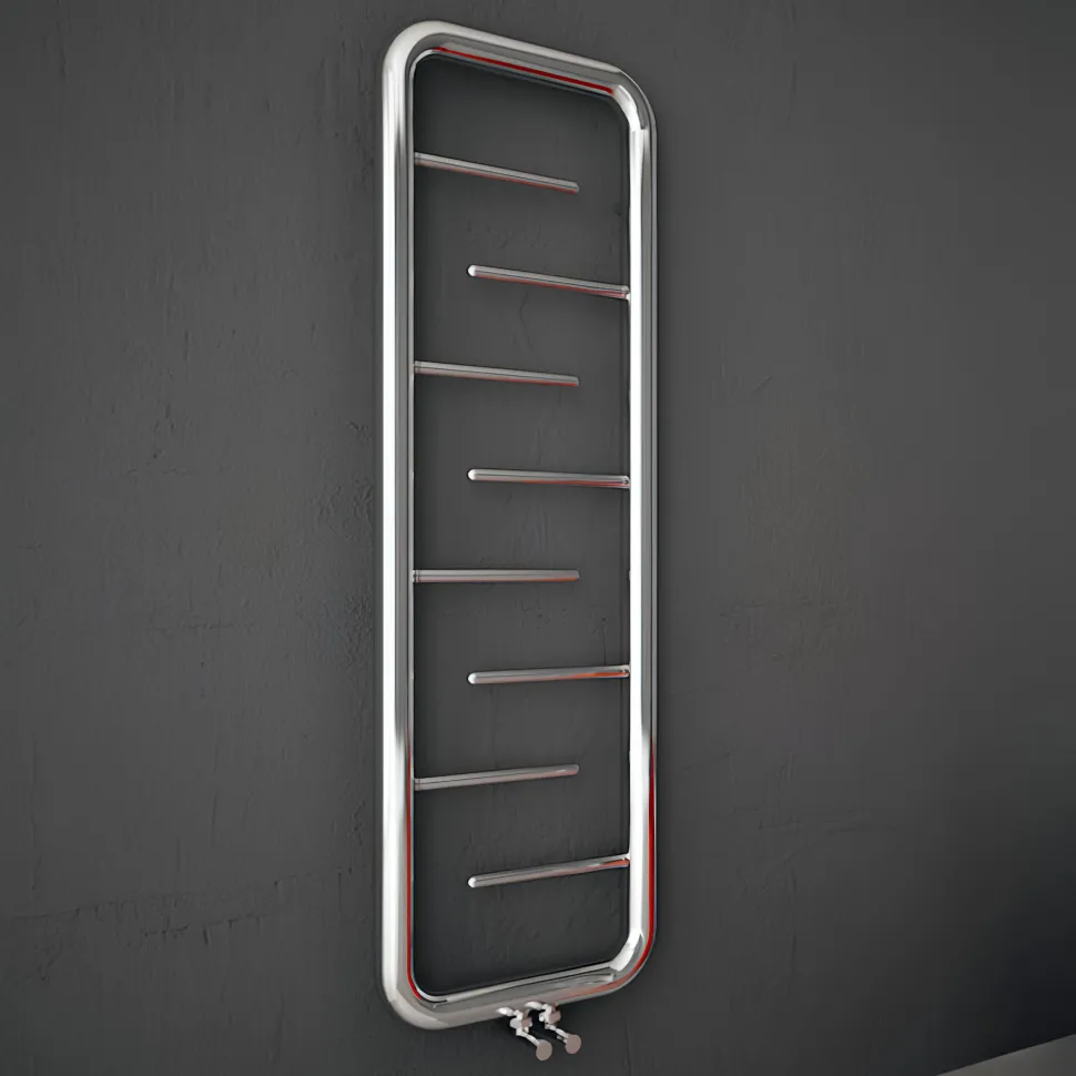 Carisa Aren Ladder Stainless Steel Designer Heated Towel Rail