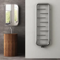 Carisa Aren Ladder Stainless Steel Designer Heated Towel Rail