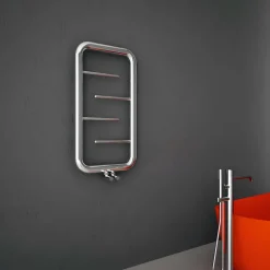 Carisa Aren Ladder Stainless Steel Designer Heated Towel Rail