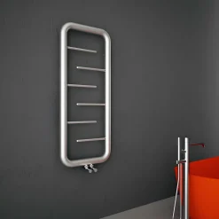 Carisa Aren Ladder Stainless Steel Designer Heated Towel Rail
