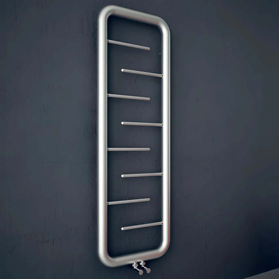 Carisa Aren Ladder Stainless Steel Designer Heated Towel Rail