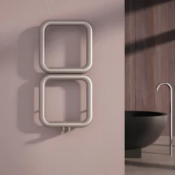 Carisa Baro Stainless Steel Vertical Designer Heated Towel Rail