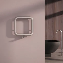 Carisa Baro Stainless Steel Vertical Designer Heated Towel Rail