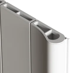Carisa Boreas B Vertical Electric Single Panel Aluminium Radiator with Smart Wifi Thermostat