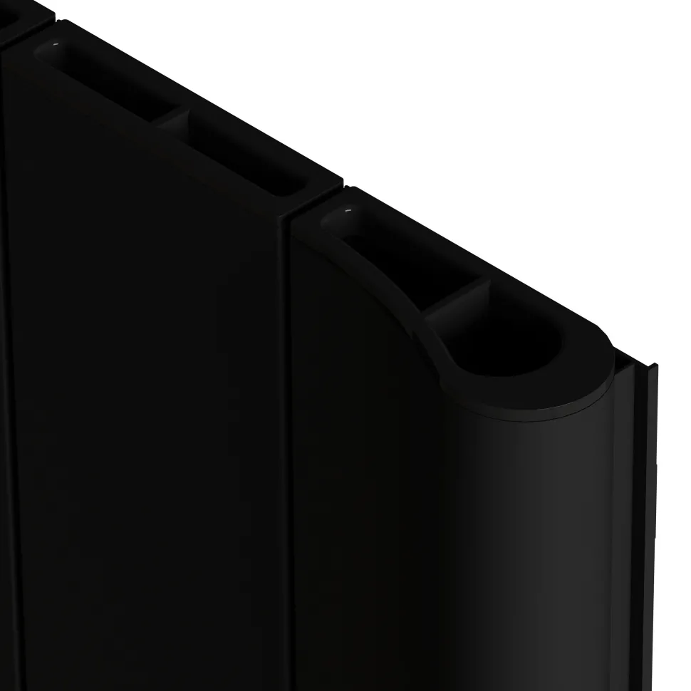 Carisa Boreas B Vertical Electric Single Panel Aluminium Radiator with Smart Wifi Thermostat