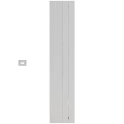 Carisa Boreas N Vertical Electric Single Panel Aluminium Radiator with Smart Wifi Thermostat