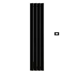 Carisa Boreas S Vertical Electric Single Panel Aluminium Radiator with Smart Wifi Thermostat