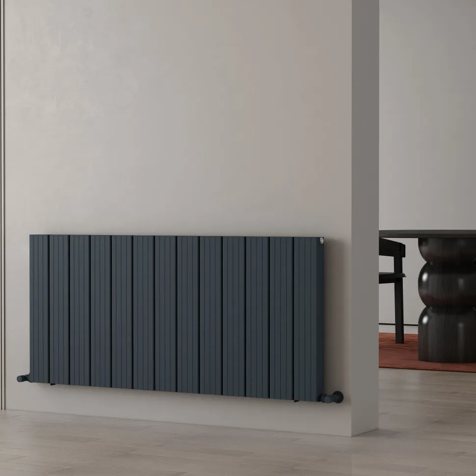 Carisa Chambord Double Panel Horizontal Aluminium Radiator